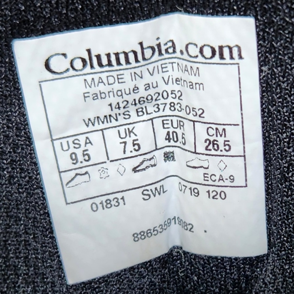 Columbia "Newton Ridge Plus Waterproof" Hiking Boot Grey | Women's Size 9.5 Wide - Picture 11 of 16